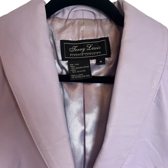Terry Lewis Jacket Women's Size Medium Lavender - Picture 4 of 7